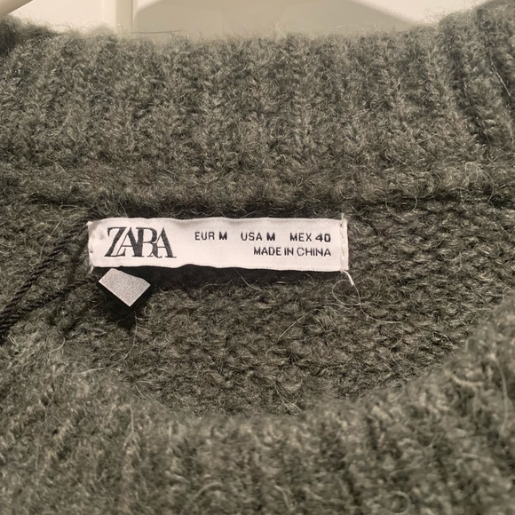 NWT Zara medium sweater, green - Picture 10 of 11